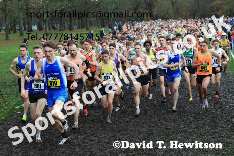 Senior Mens and Under-23s 2025 Liverpool Cross Challenge, Sefton Park, Saturday, November 22th. Photo: David T. Hewitson/Sports for All Pics